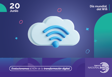 Ilustración Digital en 3d de una nube con el símbolo del WIFI en frente. Ilustración Digital en 3d de una nube con el símbolo del WIFI en frente.