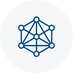 Gráfico decorativo para interoperabilidad