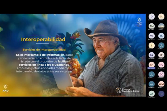 La Agencia Nacional Digital socializa los Servicios Ciudadanos Digitales con la Gobernación del Meta